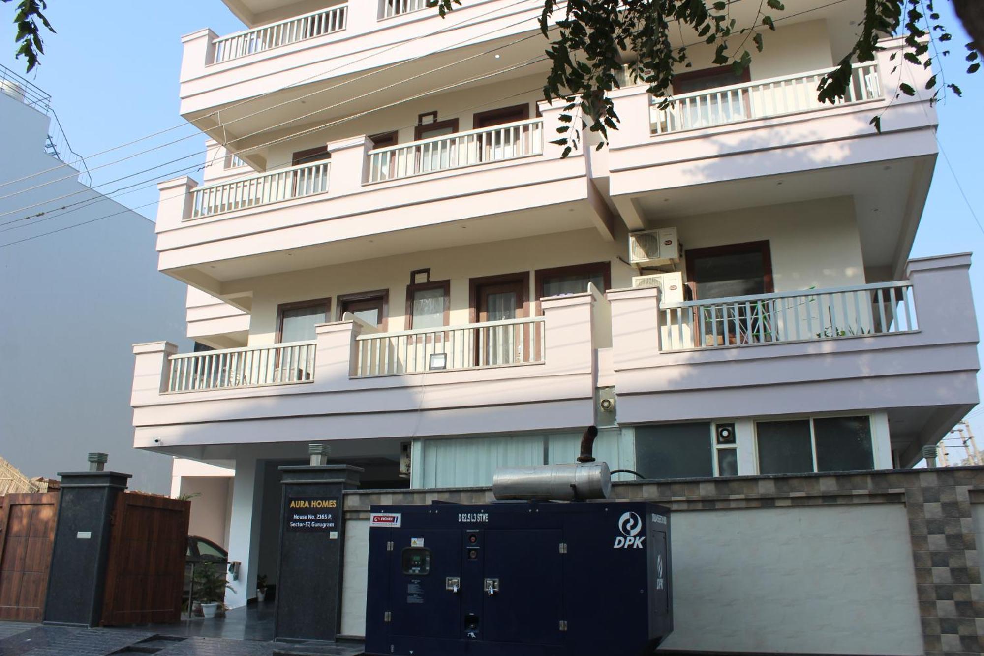 Aura Luxury Studio I Couple Friendly I Near Golf Course Road, Sector 57, Gurgaon Eksteriør bilde